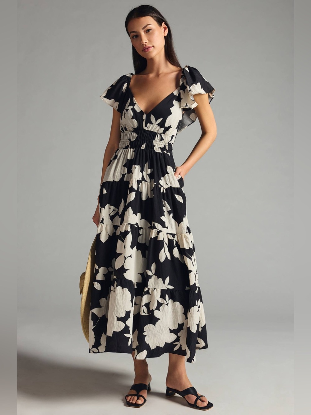 Anthropologie maxi dress size small‎ EUC